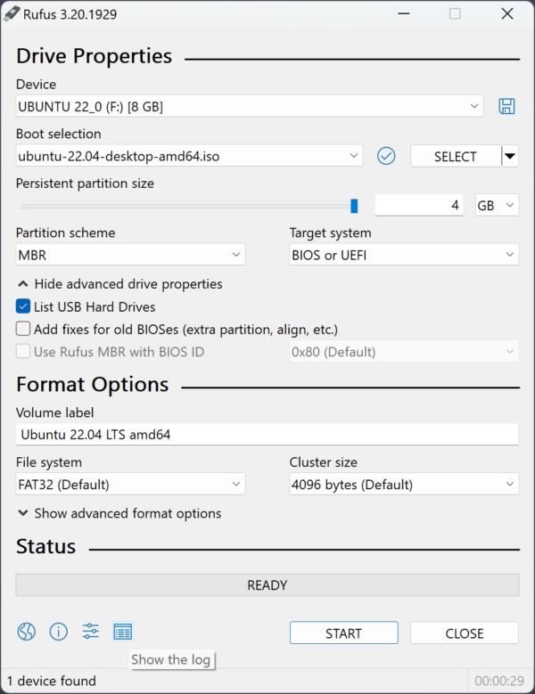 RUFUS CREAT USB BOOTABLE USB1